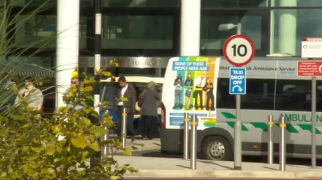 QE Hospital entrance