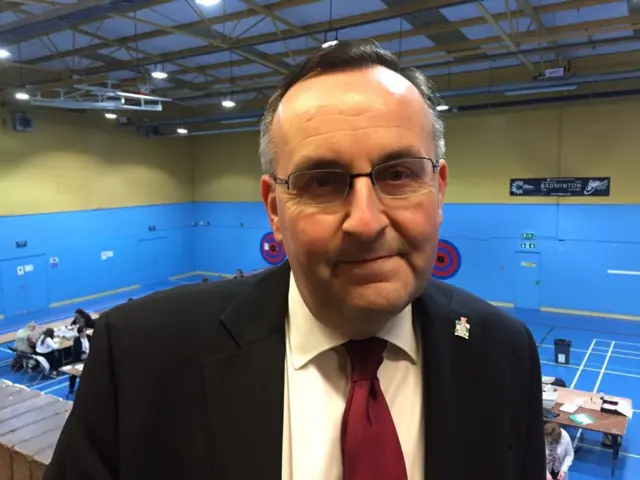 Colin Everett, returning officer