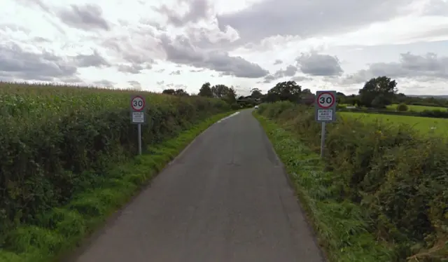 A465 near Burley Gate