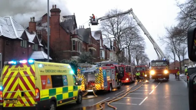 House fire in Handsworth