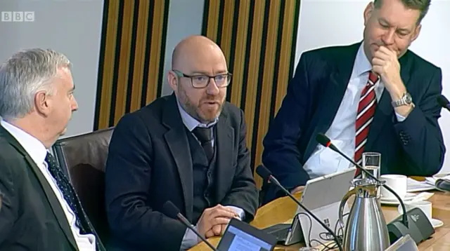 Scottish Green Party co-convener Patrick Harvie