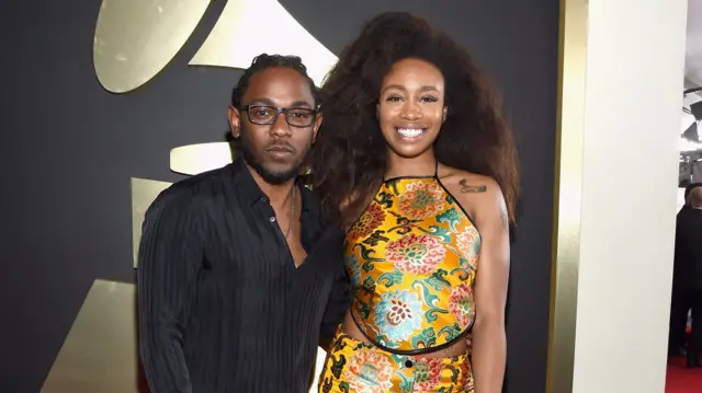 Kendrick Lamar and SZA