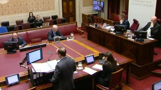 Wide shot of senate chamber