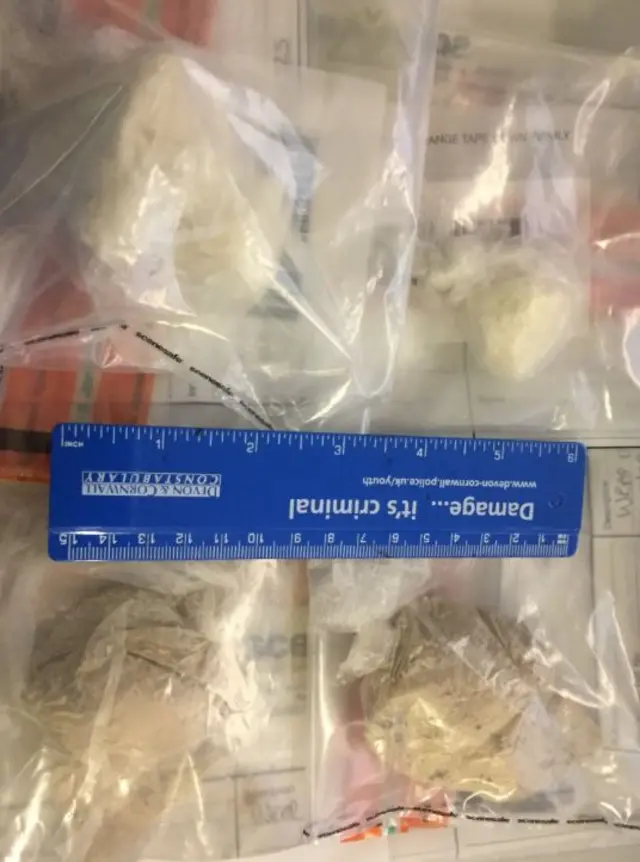 Drugs seized by police