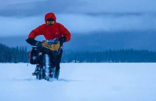 Bike in snow