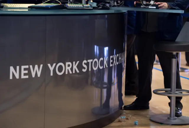 New York Stock Exchange sign