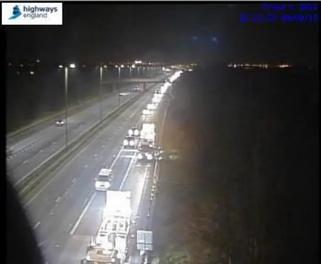 The closure is because of a police incident.