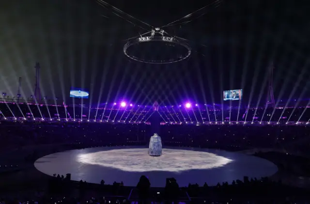 A general view of the opening ceremony