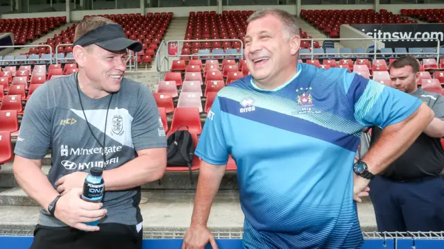 Lee Radford and Shaun Wane