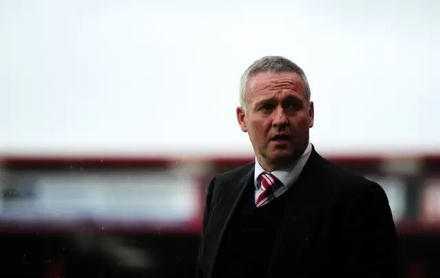 Stoke City manager Paul Lambert