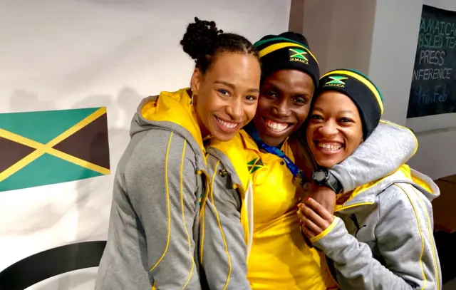 Jamaican bobsleigh team