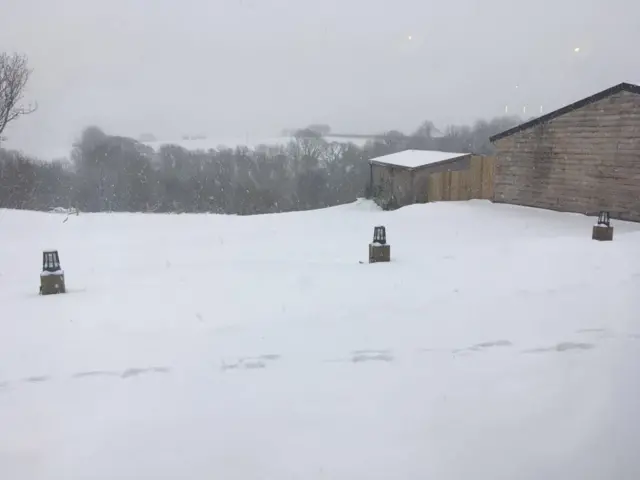 Snowed in wedding venue