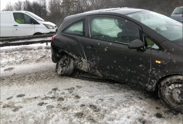 Crash on A19