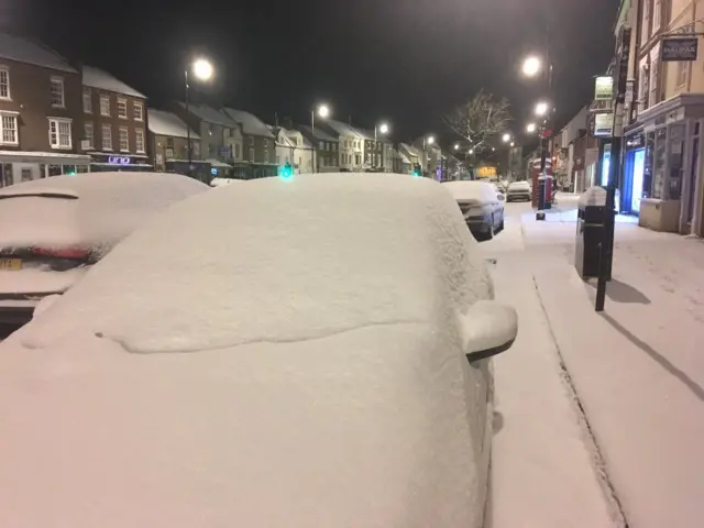 Snow in Yarm