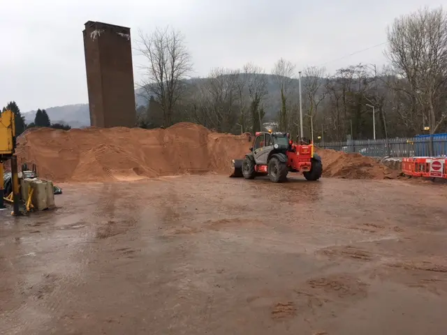 Grit at the Abercynon depot