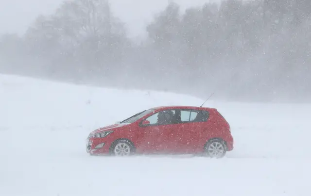 Car in snow