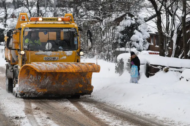 Snow plough