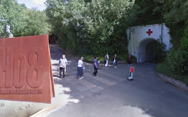 Jersey War Tunnels entrance