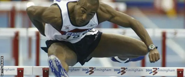 Colin Jackson of GB