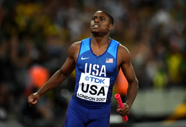 Christian Coleman of USA