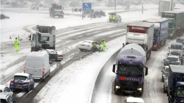 Traffic on M80