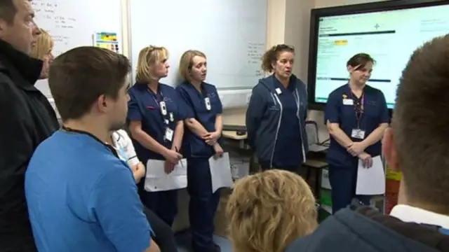 Doctors at the Royal Gwent Hospital