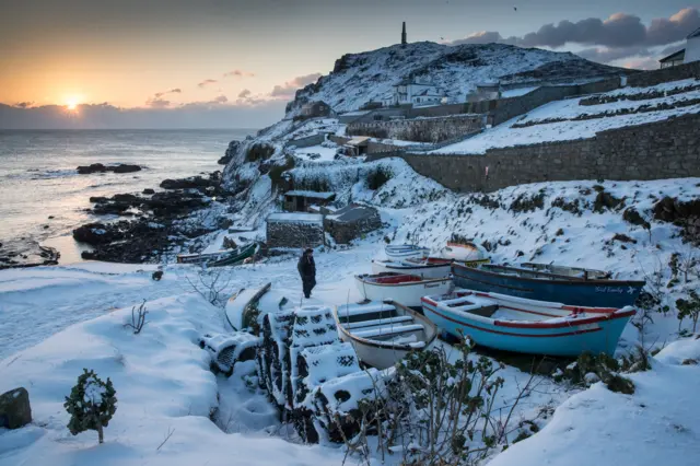 Priest's Cove in Cornwall