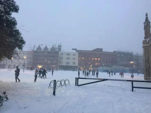 Snowball fight