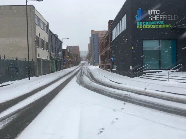 UTC snow scene