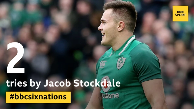 Stockdale two tries graphic