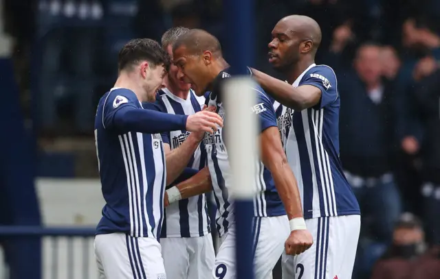 Salomon Rondon celebrates