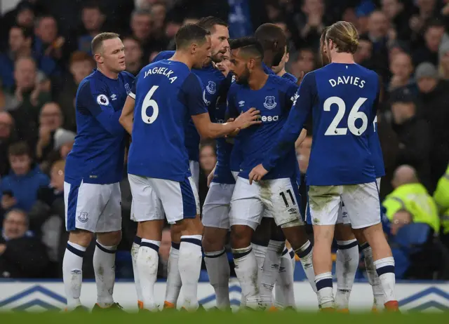 Everton celebrate