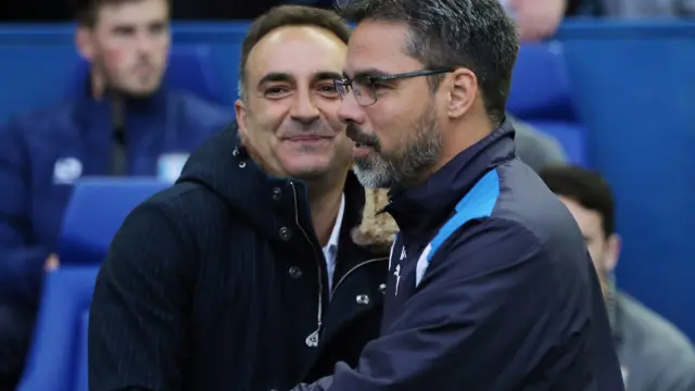 Carlos Carvalhal and David Wagner