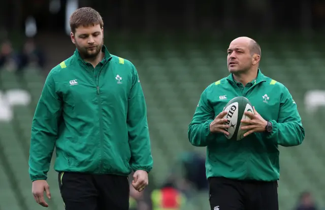 Iain Henderson and Rory Best