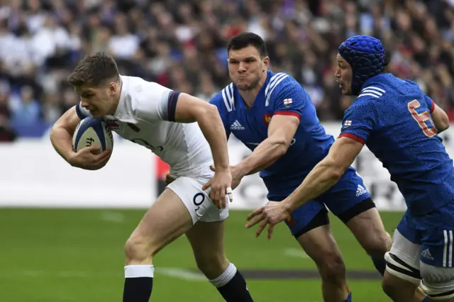 Owen Farrell (left)