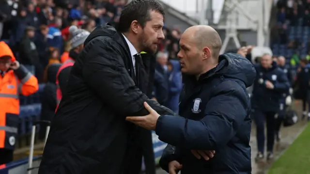 Slavisa Jokanovic and Alex Neil