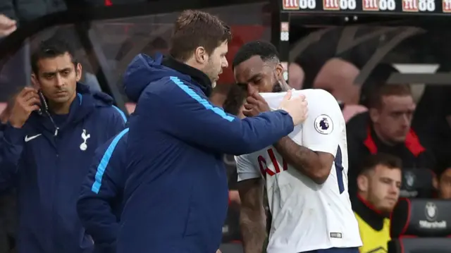 Danny Rose comes off injured