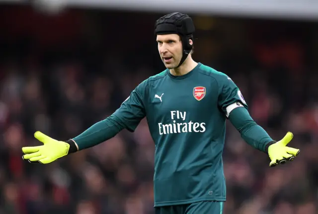 Petr Cech of Arsenal