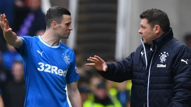 Rangers' Jamie Murphy and Graeme Murty