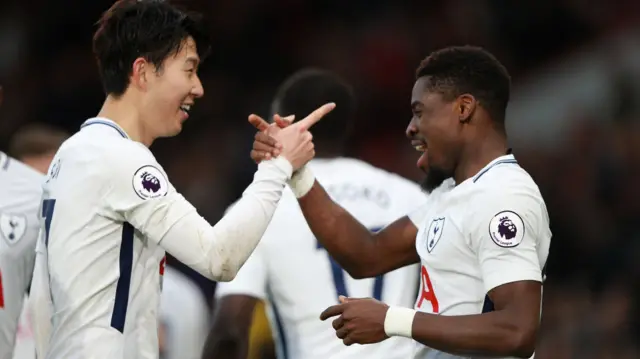 Serge Aurier celebrates