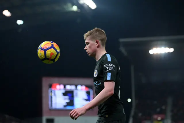 Manchester City's Kevin de Bruyne