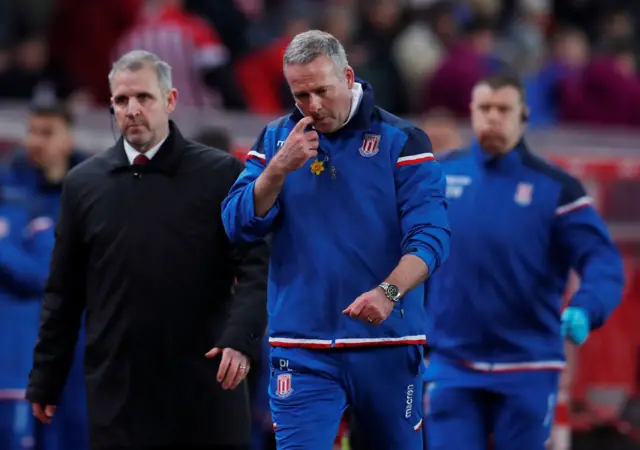 Stoke City manager Paul Lambert