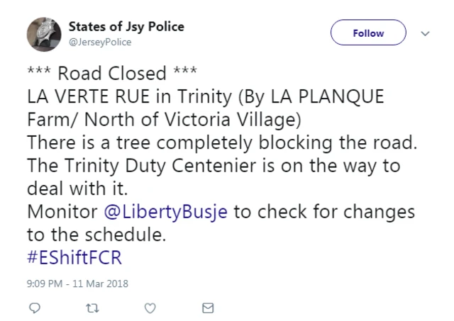 jersey police tweet