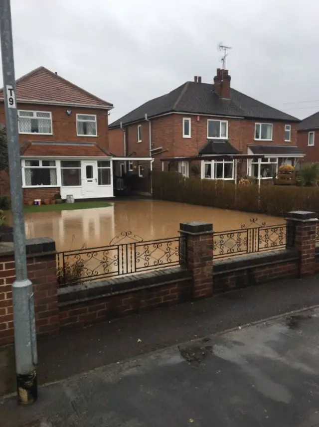 Flooding in Anslow