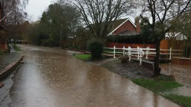 Flooding in Rolleston