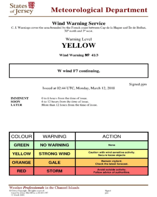 weather warning map