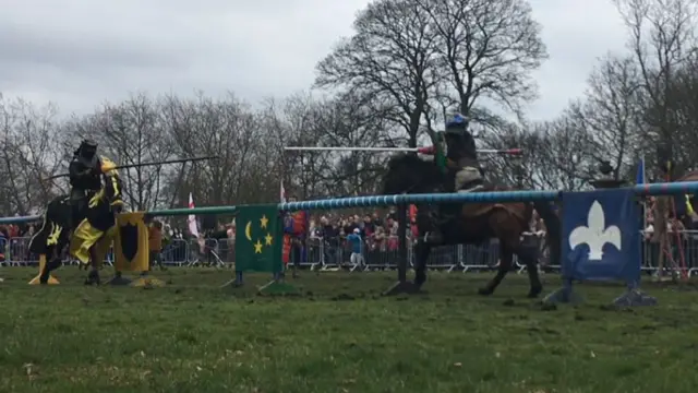 Robin Hood Pageant jousting