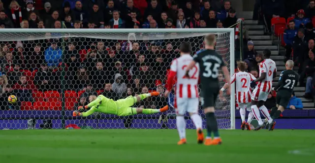 David Silva scores for Manchester City