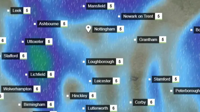 Weather map