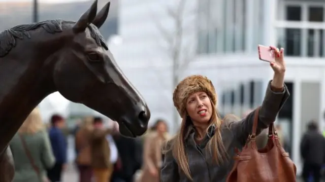 Fan at Cheltenham